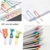 Vinaco Paper Clips Colorful Rust Resistant Office Supplies-5