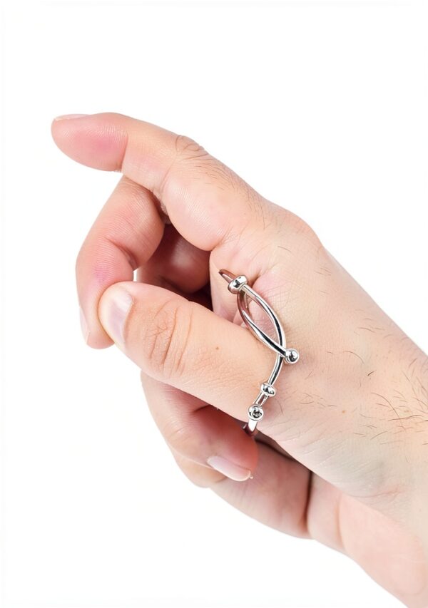 Decymis 1 Inch Silver Book Rings Nickel Plated Steel 50 Pack-2