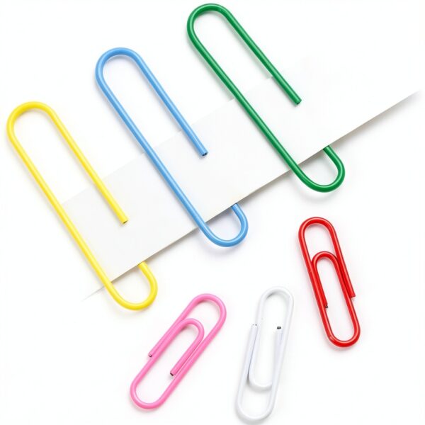 Vinaco Paper Clips Colorful Rust Resistant Office Supplies-2