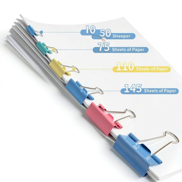 Joyberg Binder Clips Metal Rust Resistant Office Supplies-4