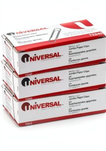 Universal Silver Binder Clips Metal Office Supplies 300 Pack-0