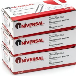 Universal Silver Binder Clips Metal Office Supplies 300 Pack-0