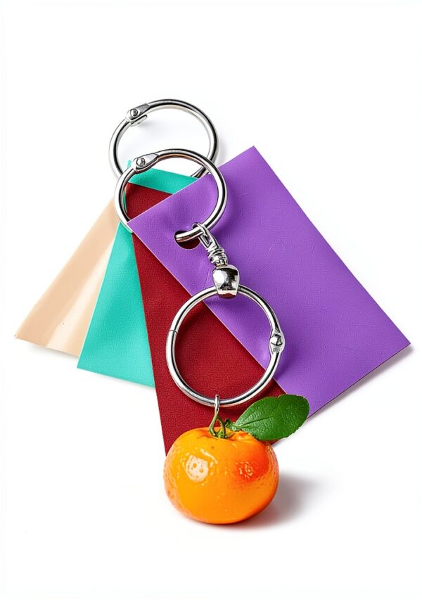 Decymis 1 Inch Silver Book Rings Nickel Plated Steel 50 Pack-5