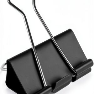 KTOJOY Binder Clips Steel Black 2 Inch Office Supplies-0