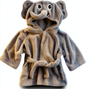 Renxian Baby Plush Robe Soft Coral Fleece Unisex Newborn-0