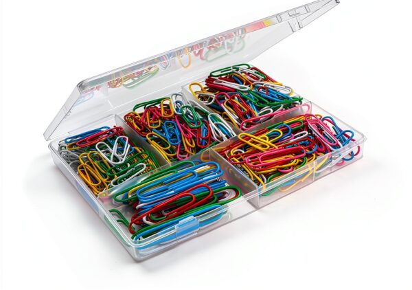 Bflaae Paper Clips 350PCS Multi Color Rust Resistant Steel-0