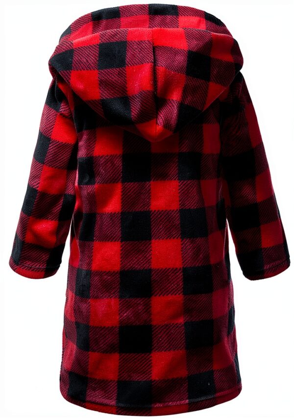 Generic Kids Flannel Robe Cartoon Hooded All Seasons-1
