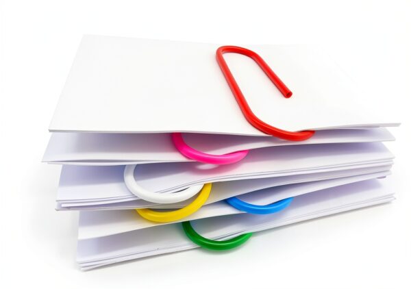 Vinaco Paper Clips Colorful Rust Resistant Office Supplies-3