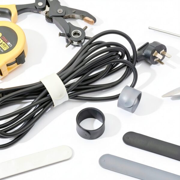 Cunhill Silicone Flip Wraps Cable Organizer Office Home-5