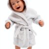 HIPHOP PANDA Baby Boys Robe Ultra Thick Absorbent White-5