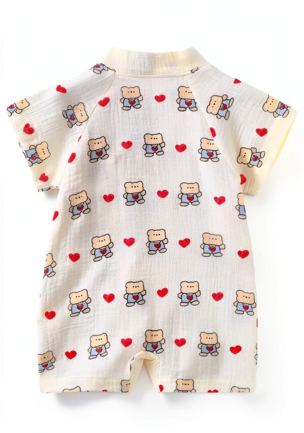 PAUBOLI Baby Robe Cotton Pajamas Soft Absorbent Diaper-1