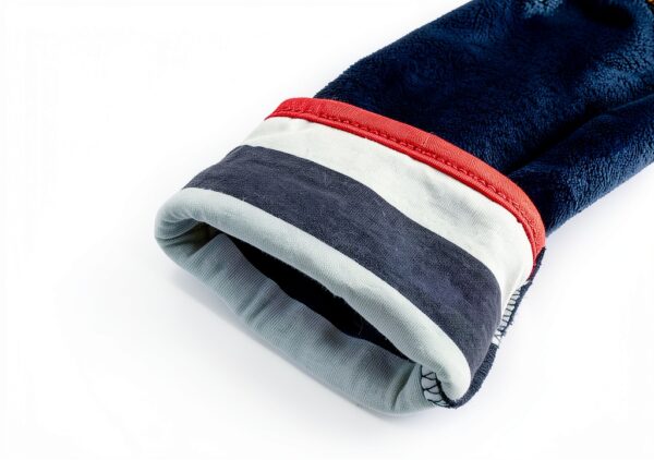 Unisex Baby Flannel Robe Hooded Ears Machine Washable Blue-4