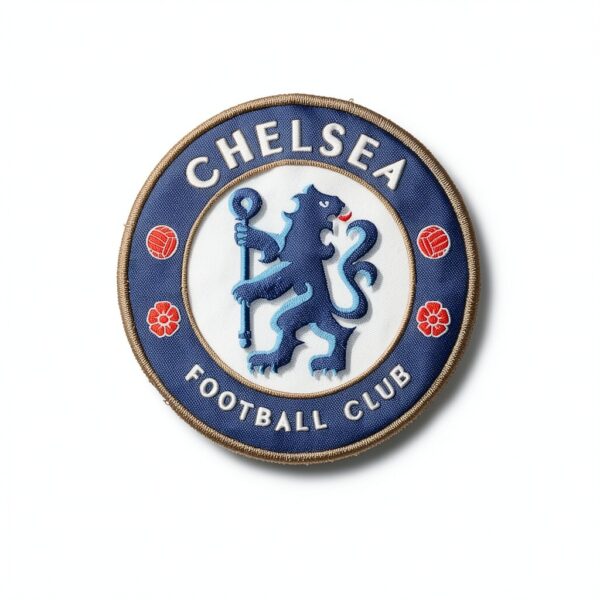 CFC Baby Robe Royal Blue Woven Crest Gift for Infants-1