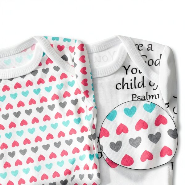 Ocean Drops Cotton Knotted Baby Gown Set Unisex Newborn-4