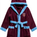 West Ham United Baby Robe Fleece Dressing Gown Boys-0