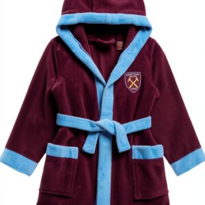 West Ham United Baby Robe Fleece Dressing Gown Boys-0