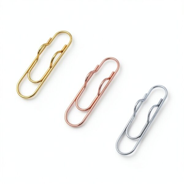 Ceemiaa Metal Pen Clips Gold Silver Rose Gold Office-1