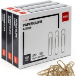 Deli Non Skid Jumbo Paper Clips Rustproof Office Supplies-0