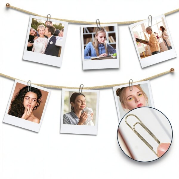 Deli Non Skid Jumbo Paper Clips Rustproof Office Supplies-3