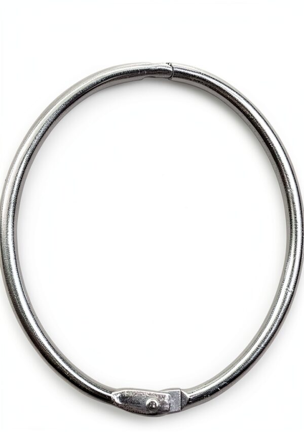 KTOJOY 2 Inch Metal Book Rings Silver Office Supplies-1