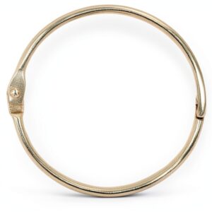 KTOJOY 2 Inch Metal Book Rings Silver Office Supplies-0