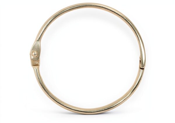 KTOJOY 2 Inch Metal Book Rings Silver Office Supplies-0