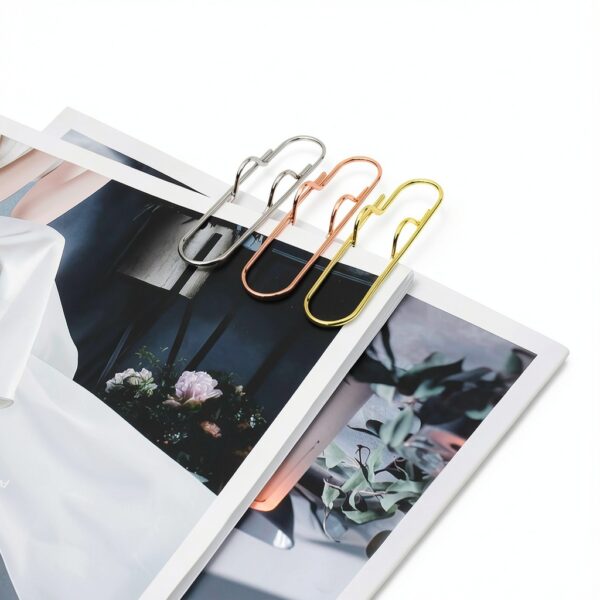 Ceemiaa Metal Pen Clips Gold Silver Rose Gold Office-3